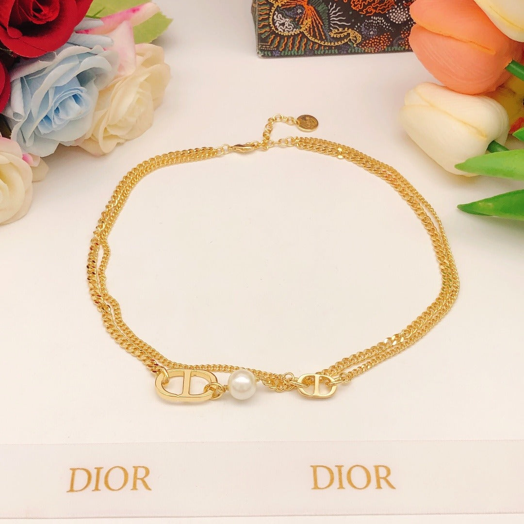Dior Brass Necklace