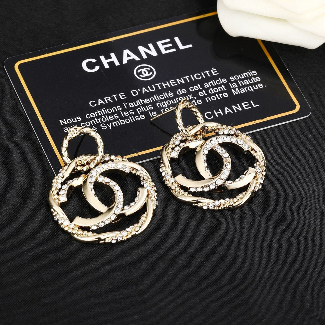 Chanel Brass Earrings