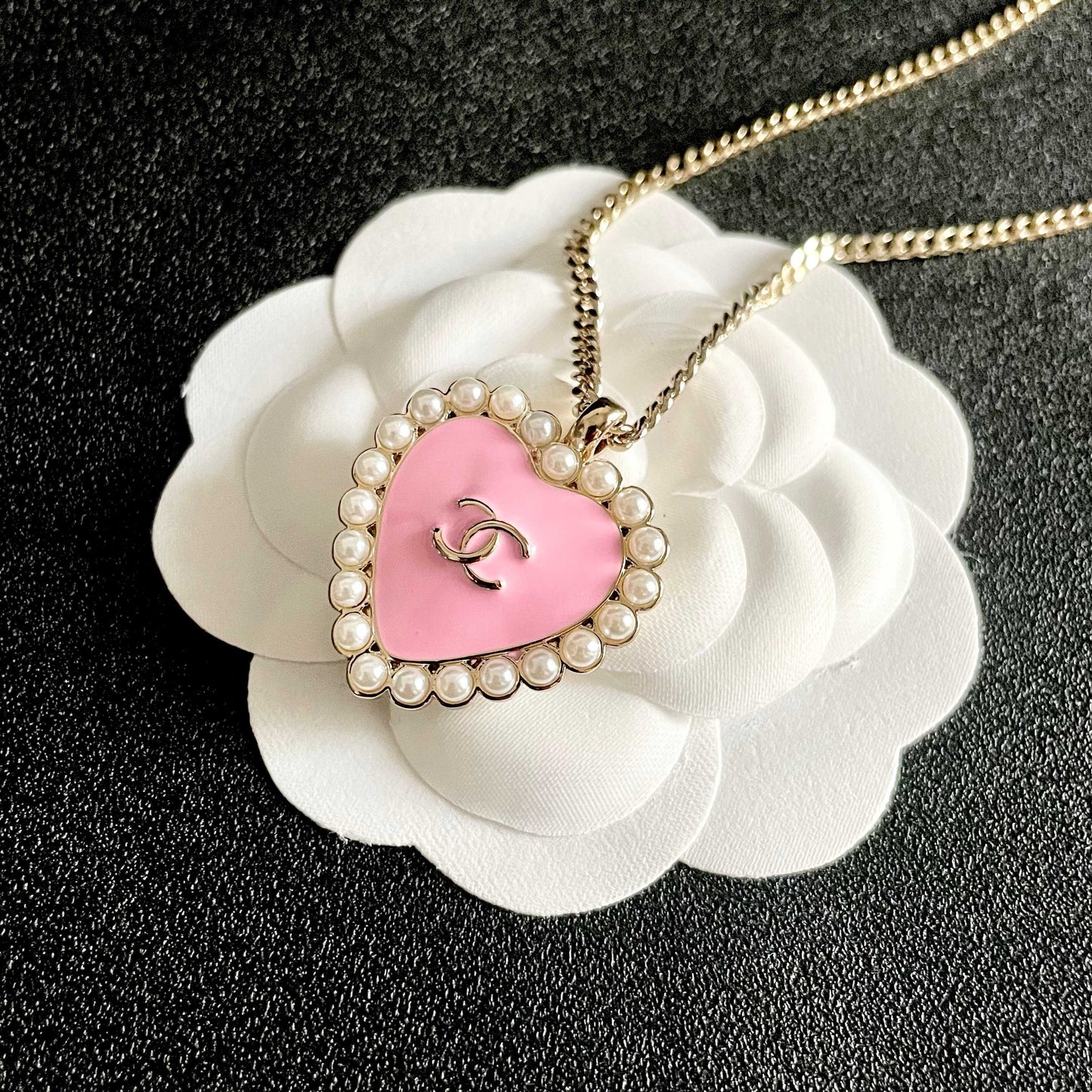 Chanel Heart Necklace