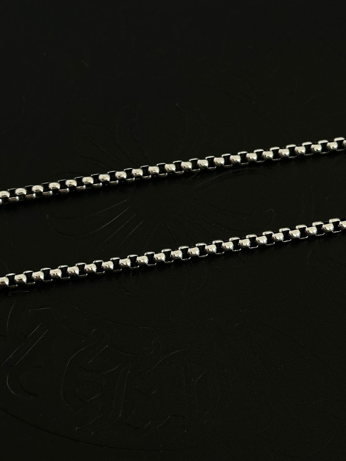 Chrome Hearts Sterling Silver Cross Necklace