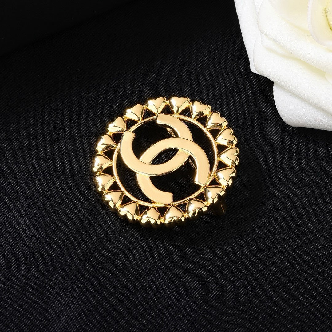Chanel Logo Brooch