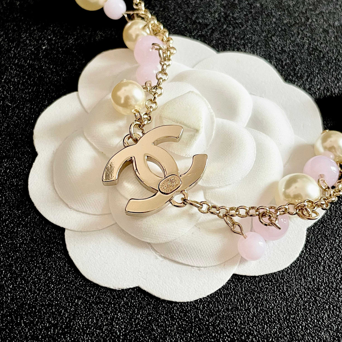 Chanel Logo Necklace