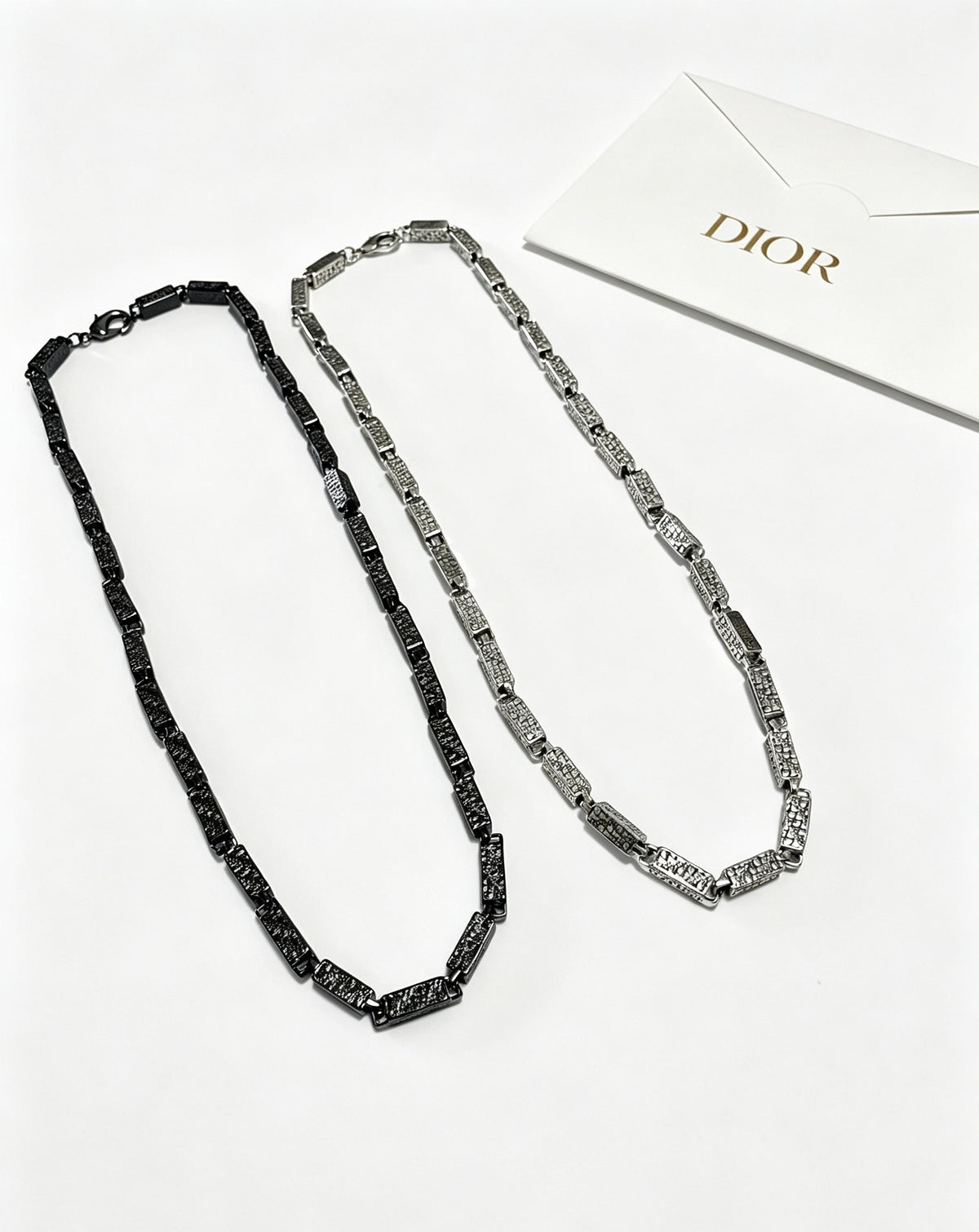 Dior Sterling Silver Chain Necklace