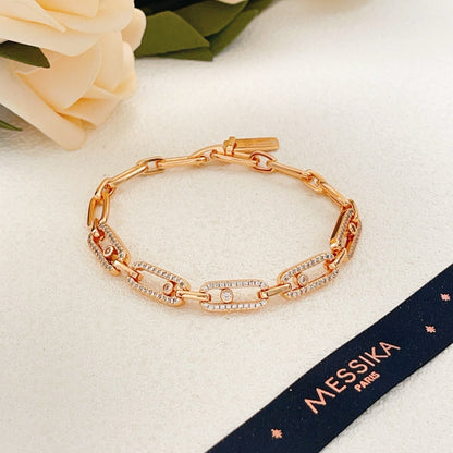 Messika Brass Pave Bracelet