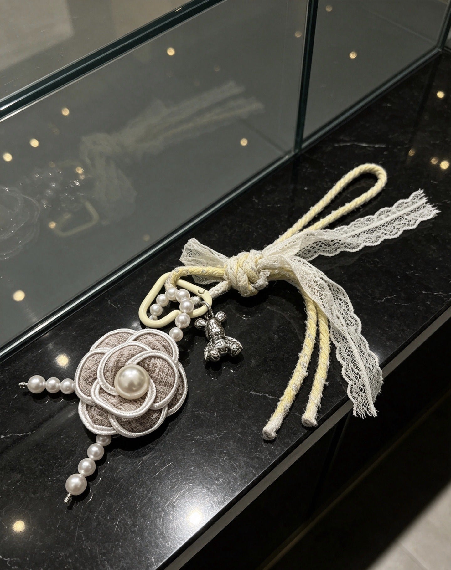 Chanel Vintage-Finish Keychain