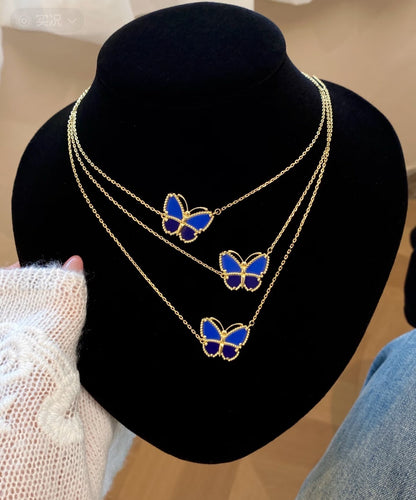 Van Cleef & Arpels Gold Butterfly Necklace