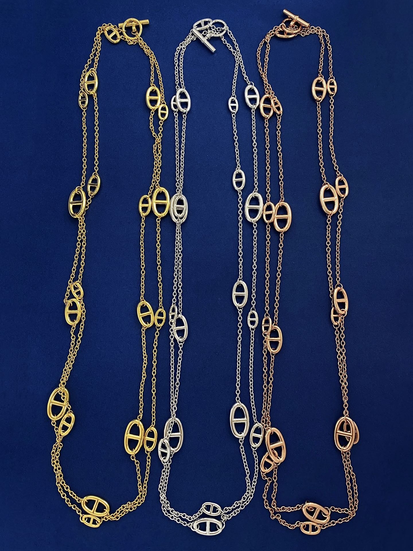 Hermes Brass Tassel Necklace