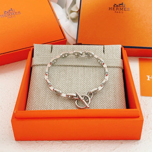 Hermes Silver Brass Bracelet