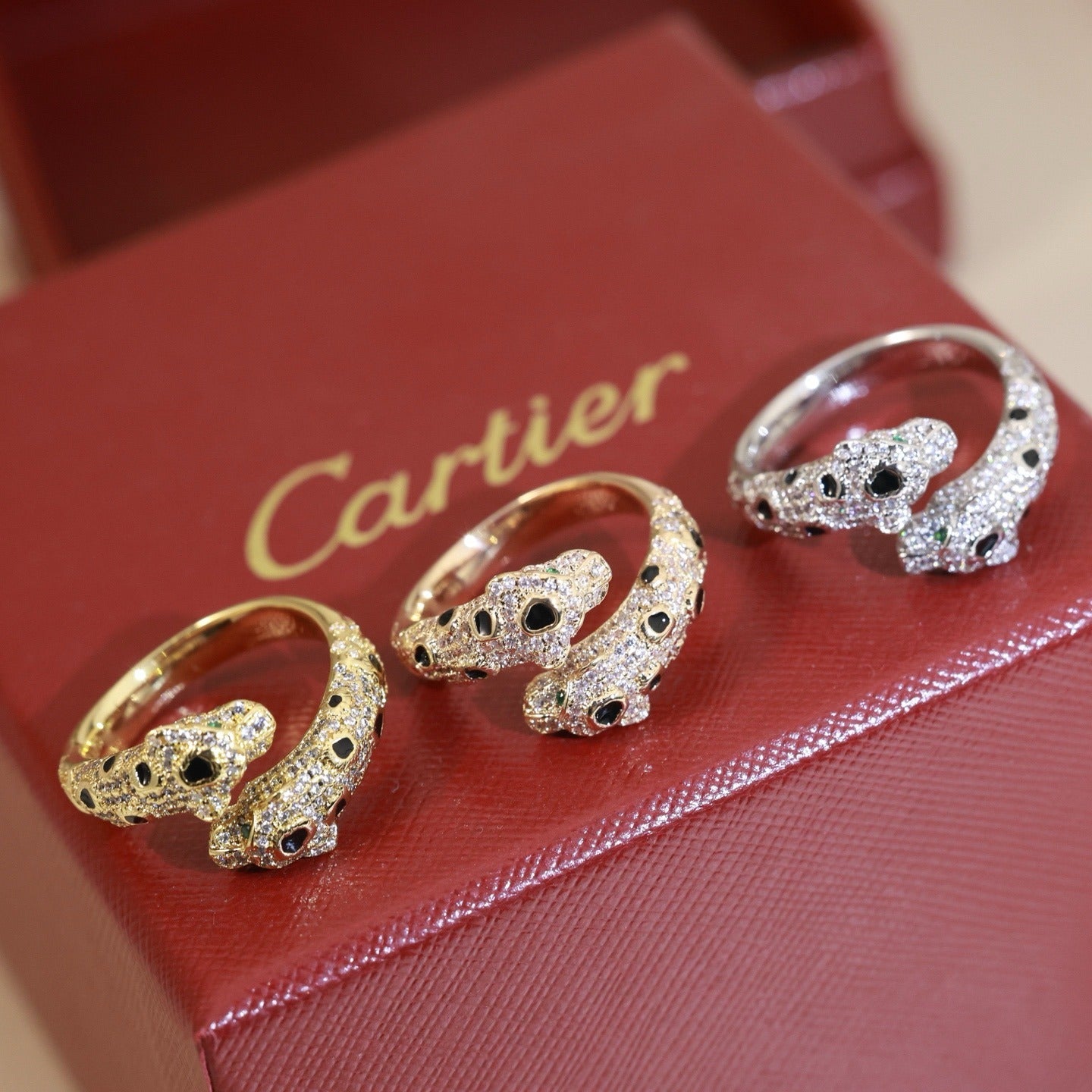 Cartier Gold Logo Ring