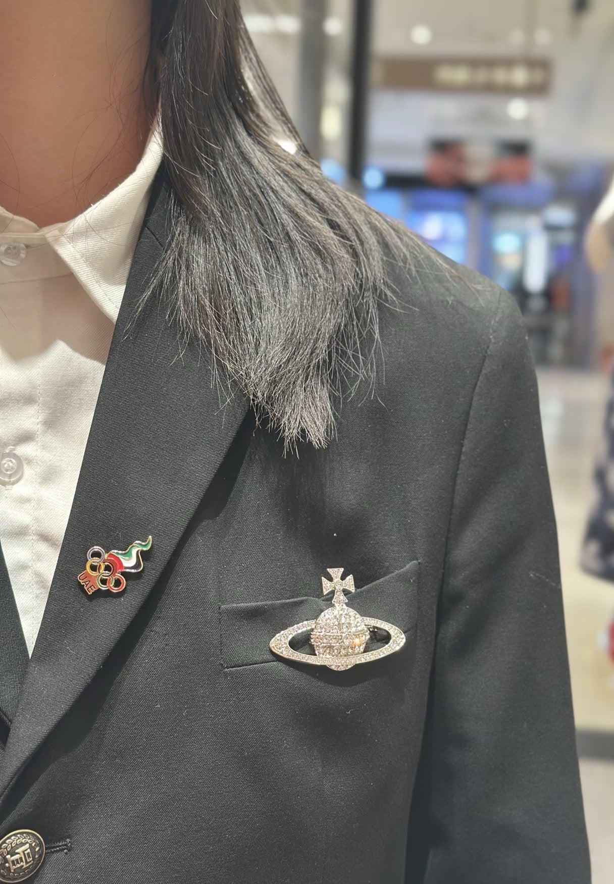 Vivienne Westwood Logo Brooch