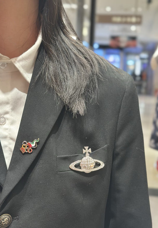 Vivienne Westwood Logo Brooch