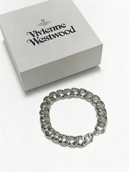 Vivienne Westwood Sterling Silver Vintage-Finish Bracelet