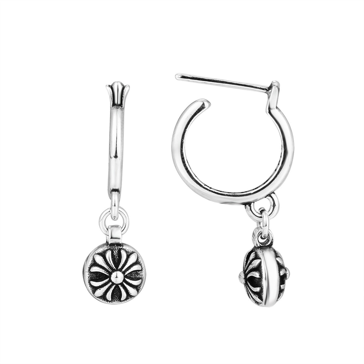 Chrome Hearts Vintage-Finish Earrings