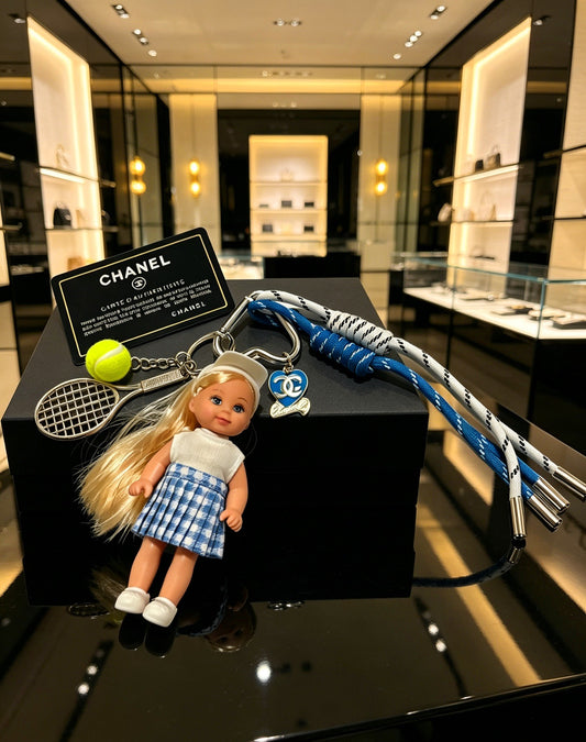 Chanel Vintage-Finish Keychain