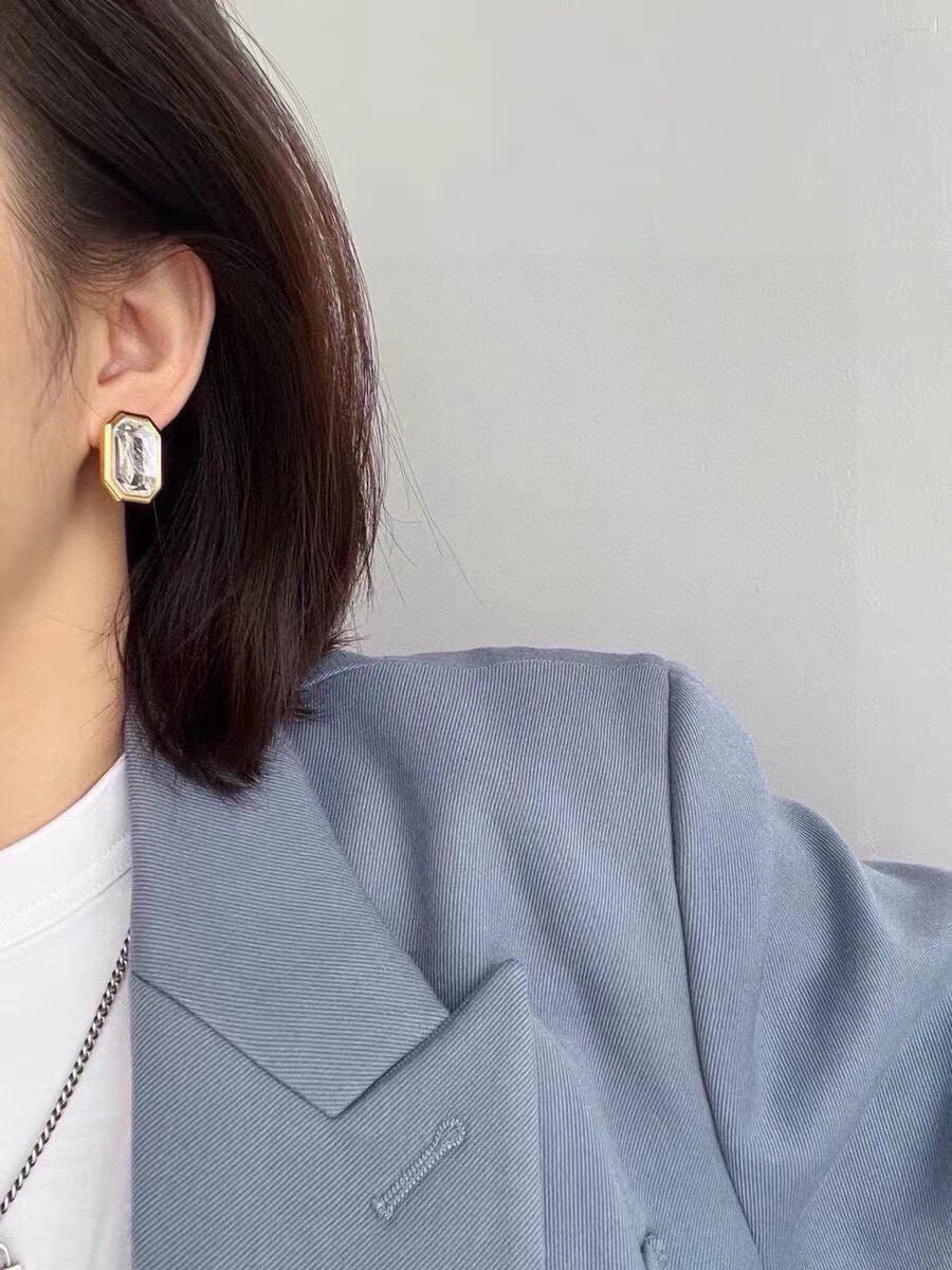 Balenciaga Brass Earrings