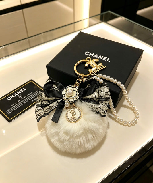 Chanel Vintage-Finish Keychain