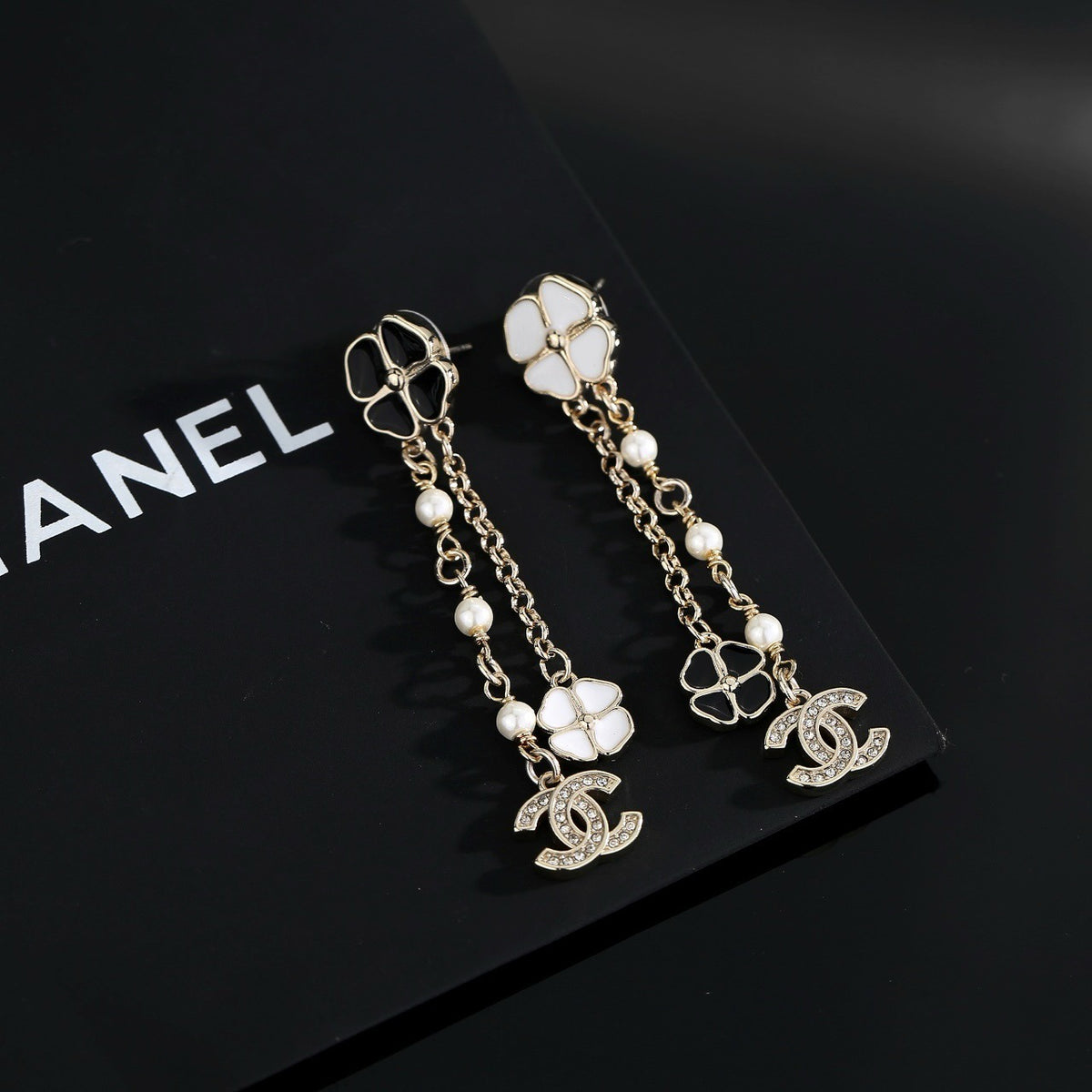 Chanel Gold Floral Earrings