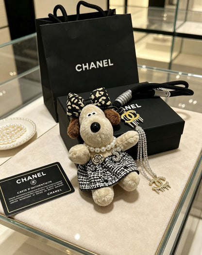 Chanel Vintage-Finish Keychain