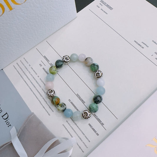 Dior Sterling Silver Vintage-Finish Bracelet