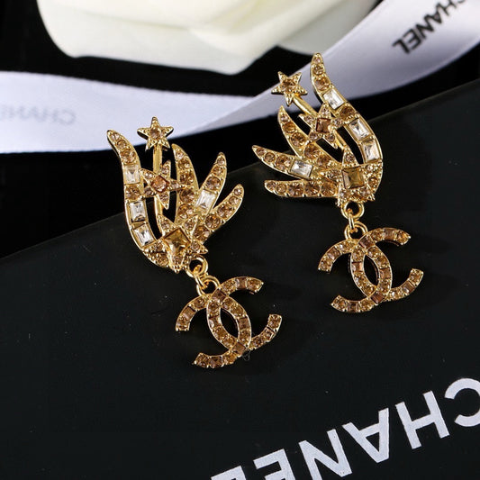 Chanel Brass Earrings