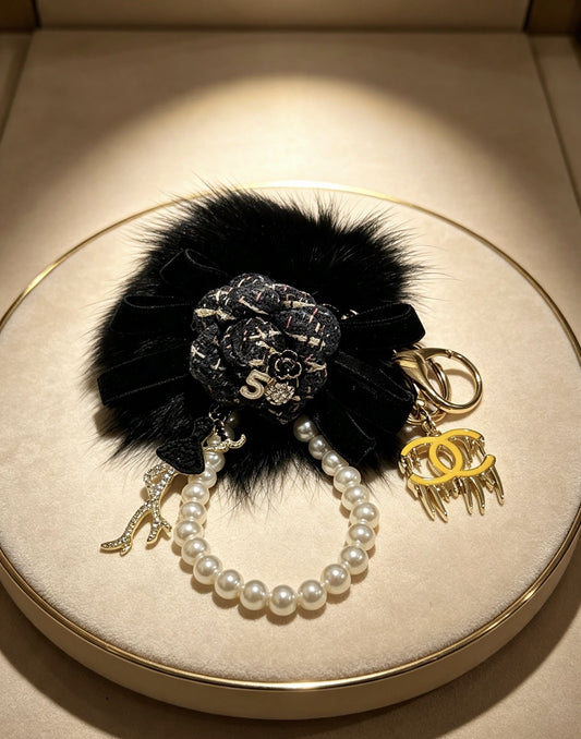 Chanel Vintage-Finish Keychain