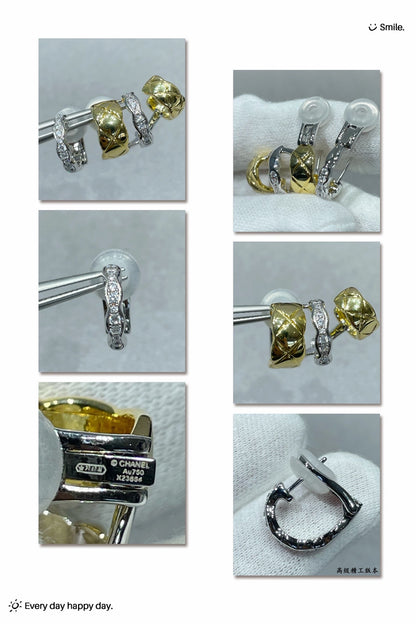 Chanel Crystal Earrings
