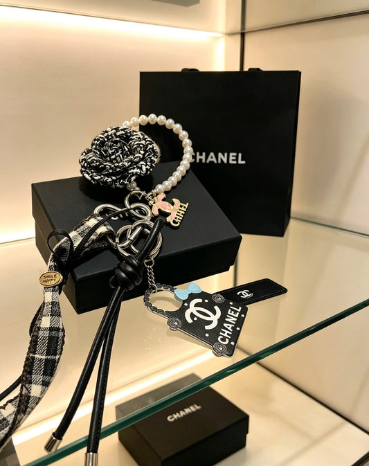 Chanel Vintage-Finish Keychain