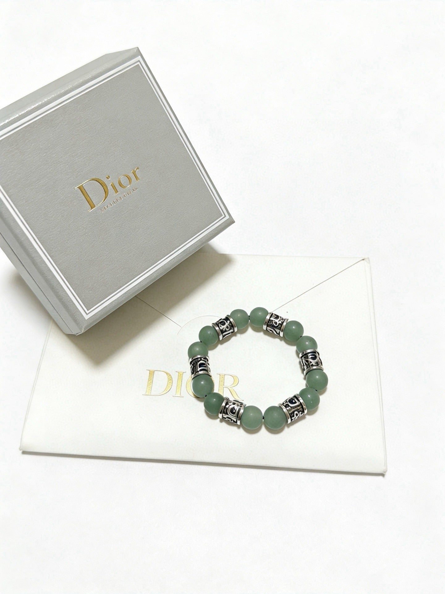 Dior Sterling Silver Vintage-Finish Bracelet