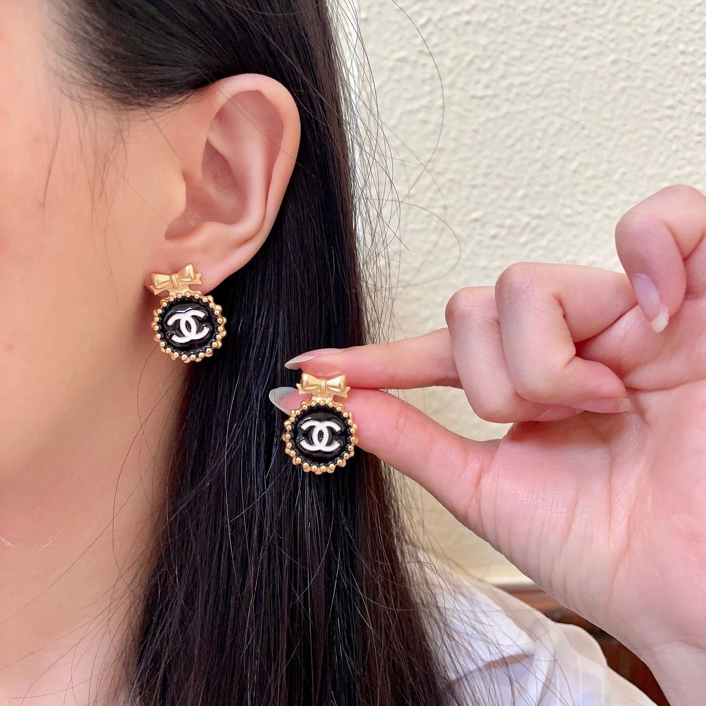 Chanel Bow Earrings