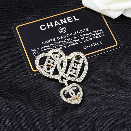 Chanel Brass Brooch