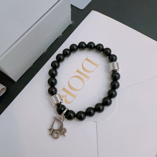 Dior Sterling Silver Vintage-Finish Bracelet