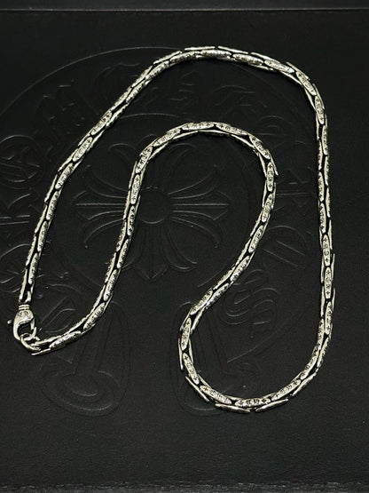Chrome Hearts Sterling Silver Cross Necklace
