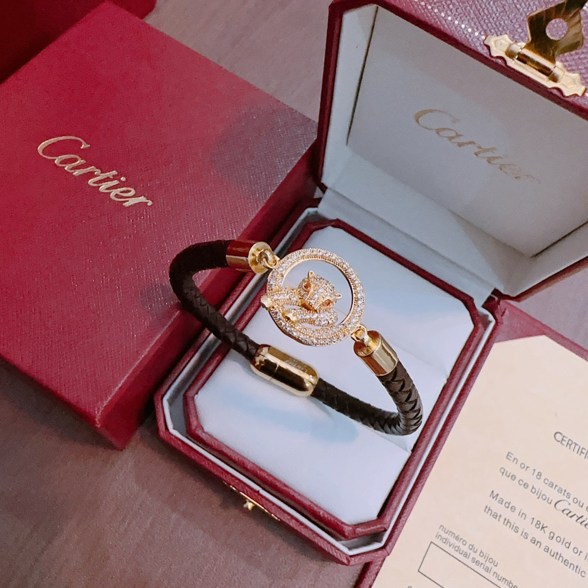 Cartier Leather Bracelet