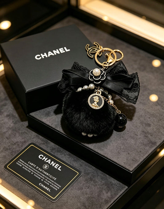 Chanel Vintage-Finish Keychain