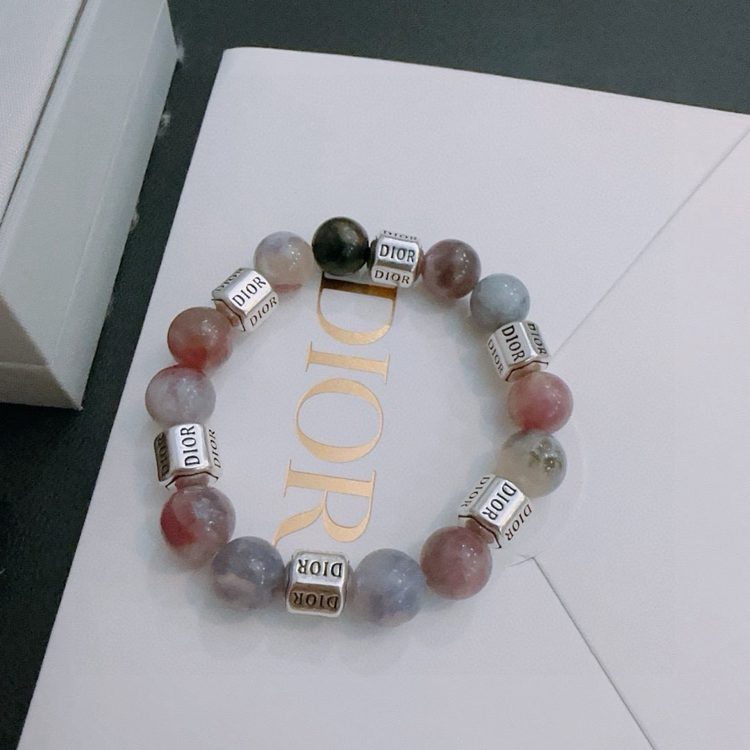 Dior Sterling Silver Vintage-Finish Bracelet