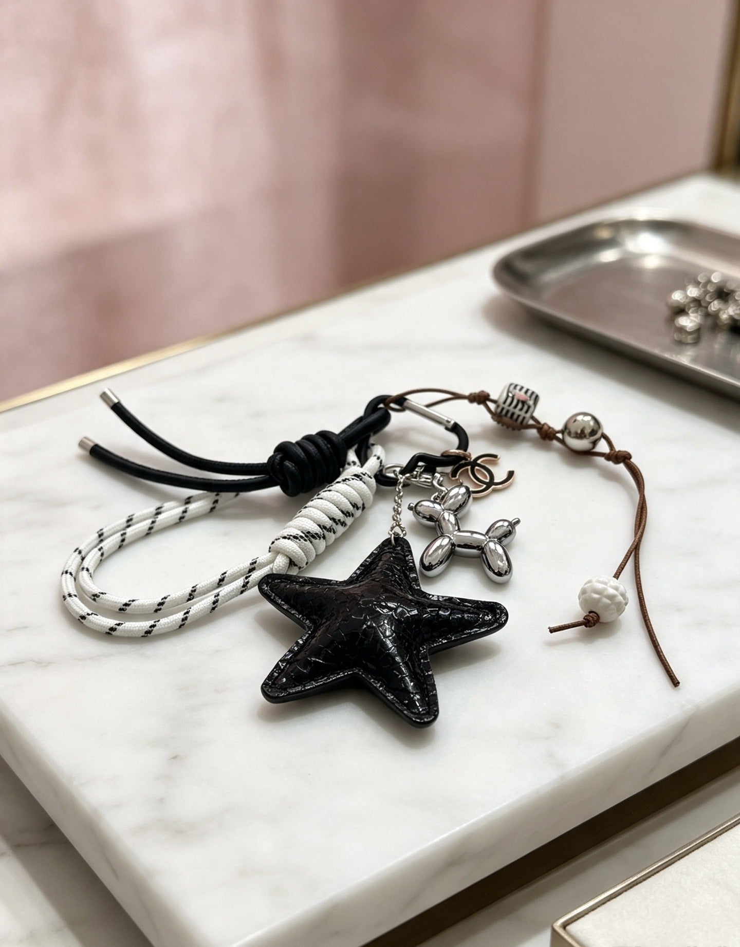 Chanel Vintage-Finish Keychain