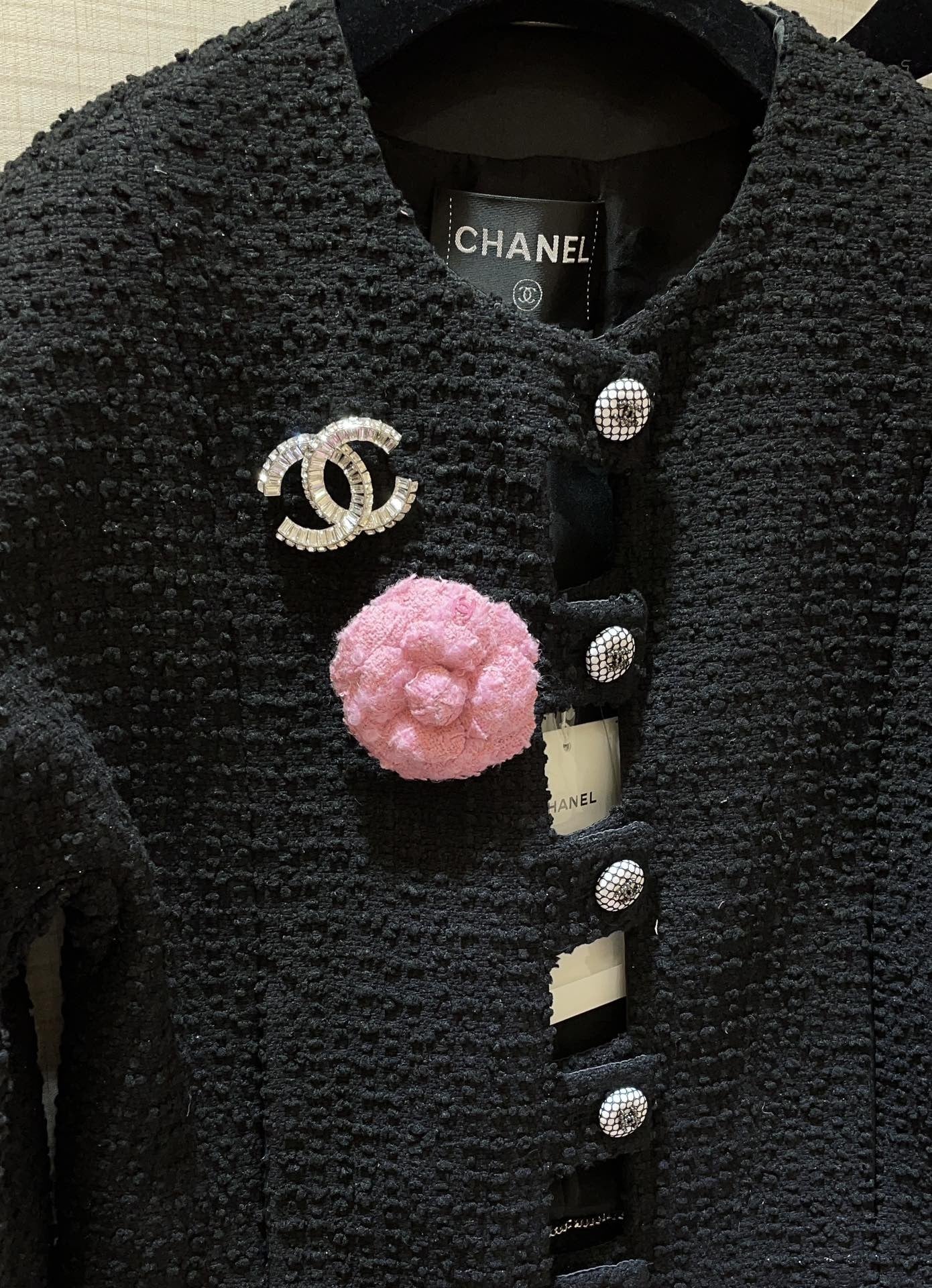Chanel Brass Rectangular Brooch
