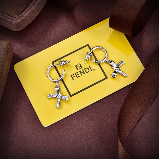 Fendi Logo Earrings