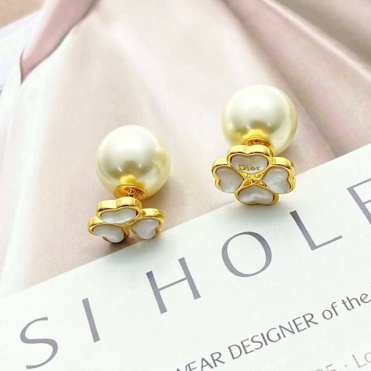 Dior Clover Earrings