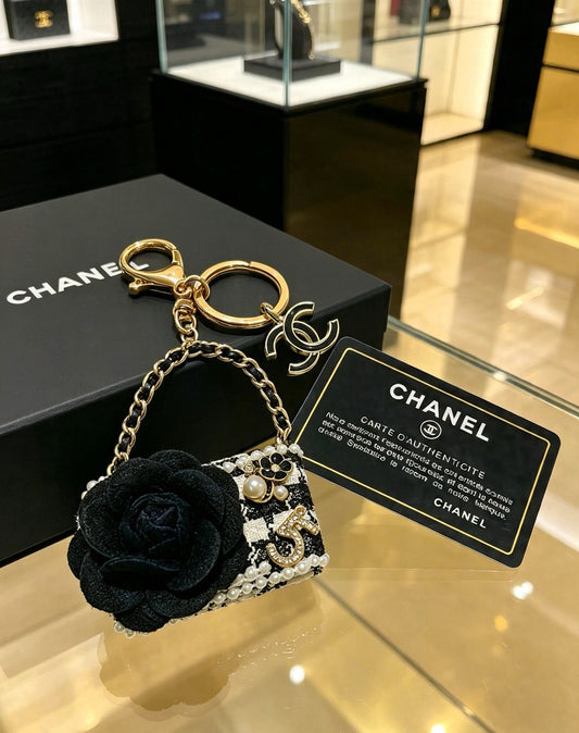 Chanel Vintage-Finish Keychain