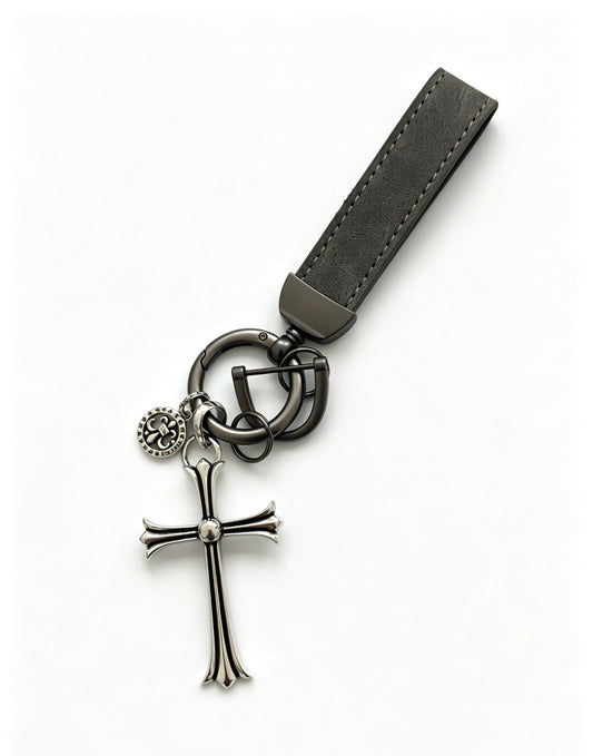 Chrome Hearts Vintage-Finish Keychain