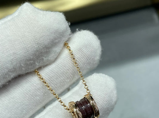 Bvlgari Brown Chain Necklace