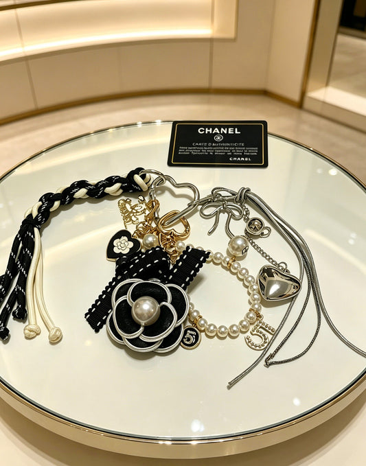 Chanel Vintage-Finish Keychain