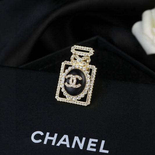 Chanel Lambskin Leather Brooch