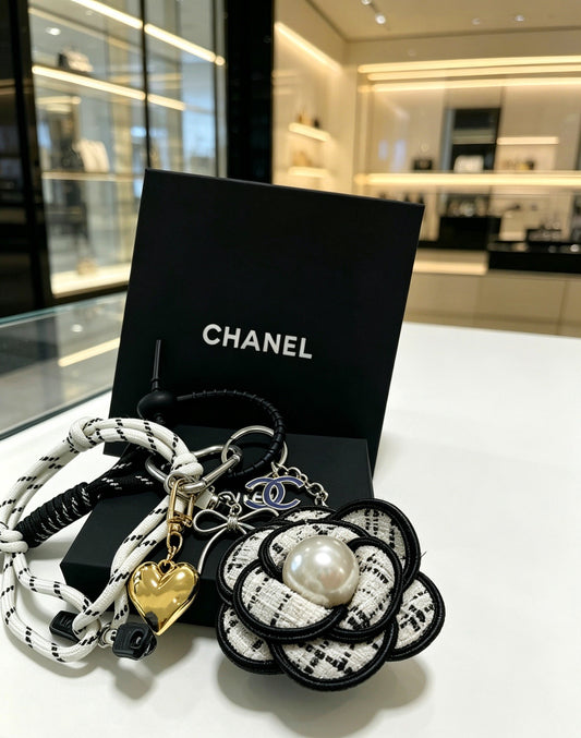 Chanel Vintage-Finish Keychain