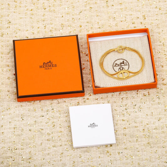 Hermes Sterling Silver Bracelet