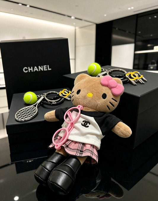 Chanel Vintage-Finish Keychain
