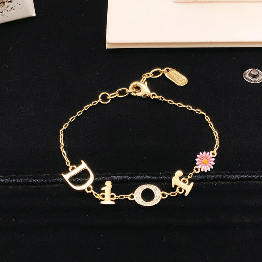 Dior Brass Logo Bracelet