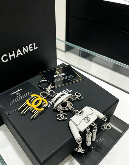 Chanel Vintage-Finish Keychain