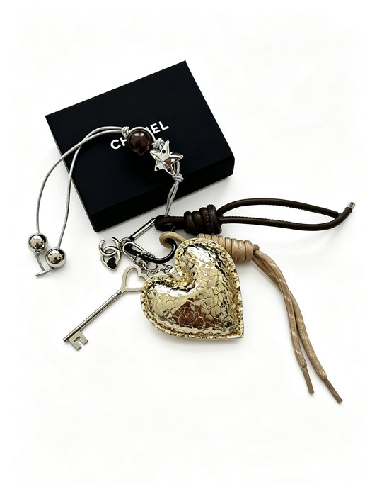 Chanel Vintage-Finish Keychain
